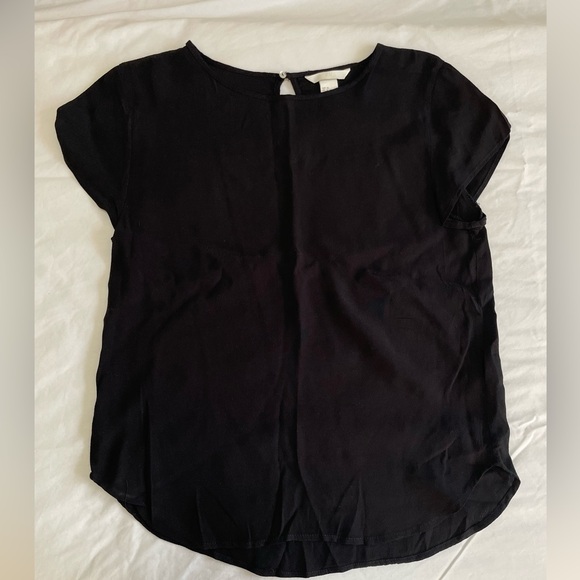 H&M Black Short-sleeved Top - Picture 1 of 4